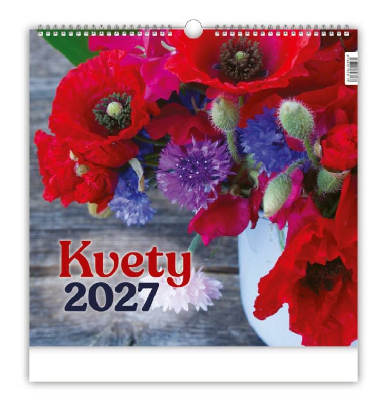 Nástenný kalendár KVETY 2027