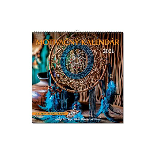 Nástenný kalendár Motivačný kalendár 300x300mm 2026