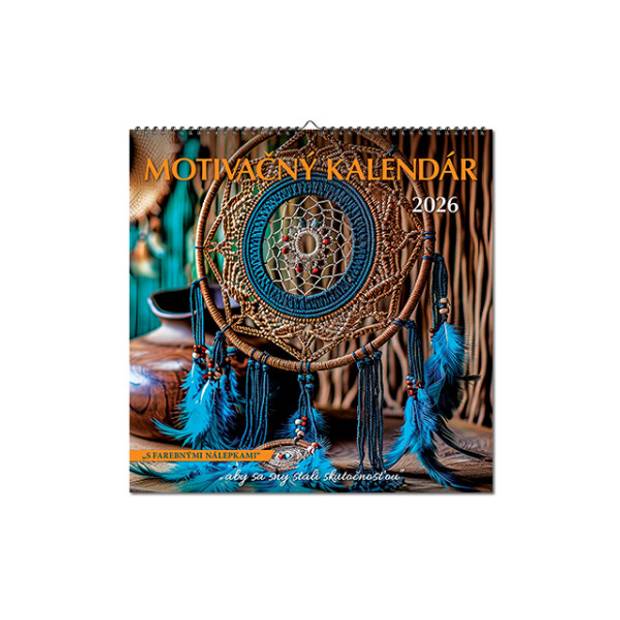 Nástenný kalendár Motivačný kalendár 300x300mm 2026 Nástenný kalendár Motivačný kalendár 300x300mm 2026