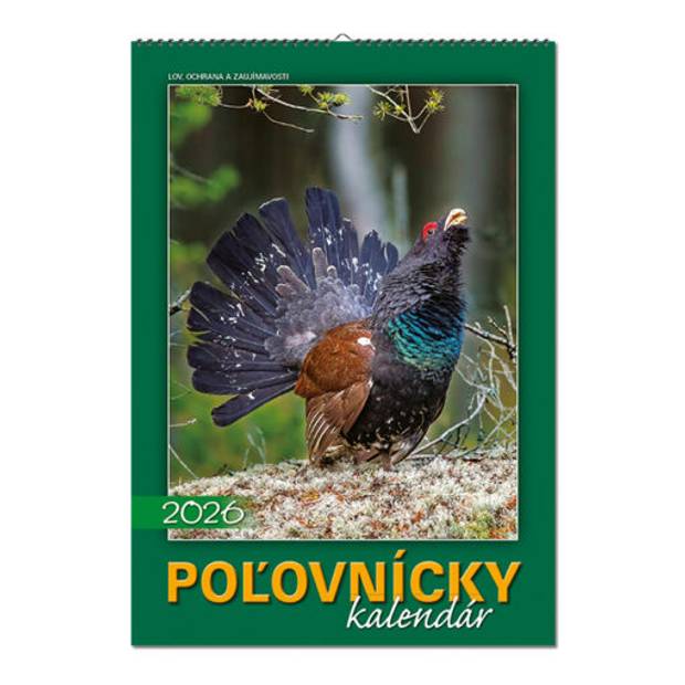 Nástenný Kalendár Poľovnícky 340x485mm,2026 Nástenný Kalendár Poľovnícky 340x485mm,2026