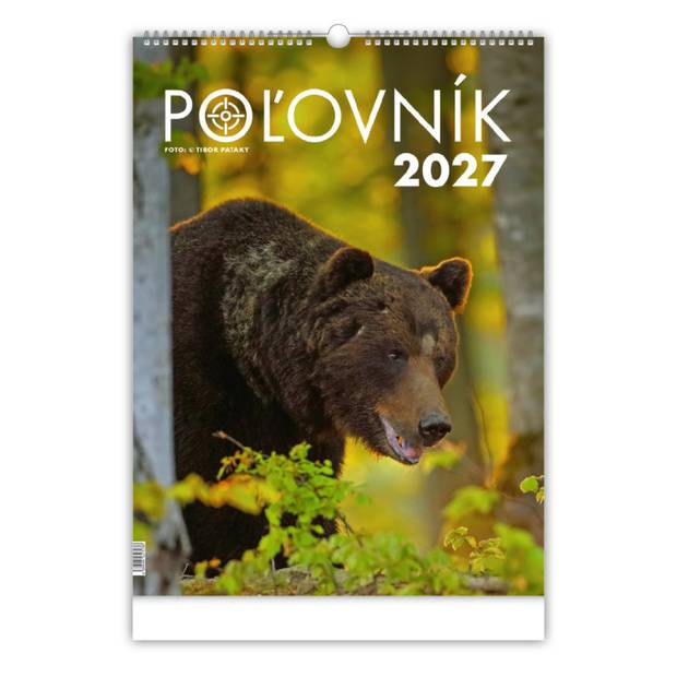 Nástenný kalendár POĽOVNÍK 2027 Nástenný kalendár POĽOVNÍK 2027