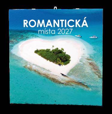 Nástěnný kalendář - Romantická místa