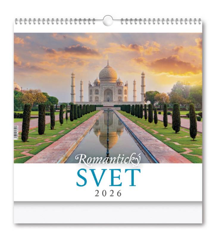 Nástenný kalendár Romantický SVET 2026