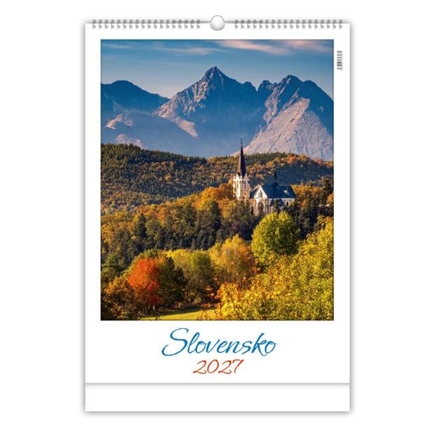 Nástenný kalendár SLOVENSKO 2027 Nástenný kalendár SLOVENSKO 2027