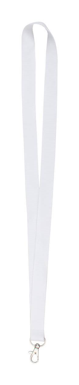 Neck šňůrka na krk, bílá