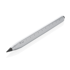 Obrázok ku produktu Nekonečná multitaskingová ceruzka Eon z RCS recykl. hliníka, sivá strieborná