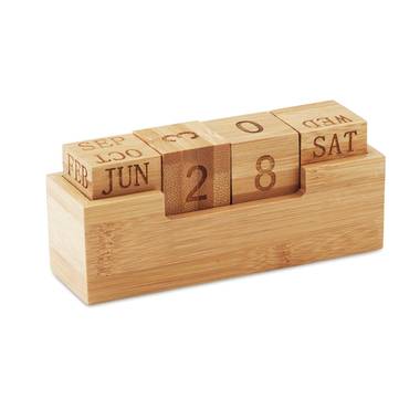 Nekonečný bambusový kalendár na stôl