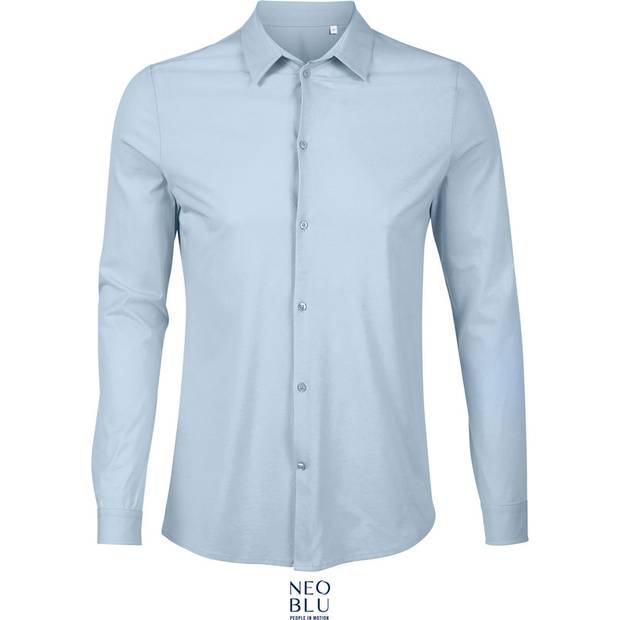 NEOBLU | Balthazar Men, Košeľa s dl. rukávom, modrá soft, M NEOBLU | Balthazar Men, Košeľa s dl. rukávom, modrá soft, M