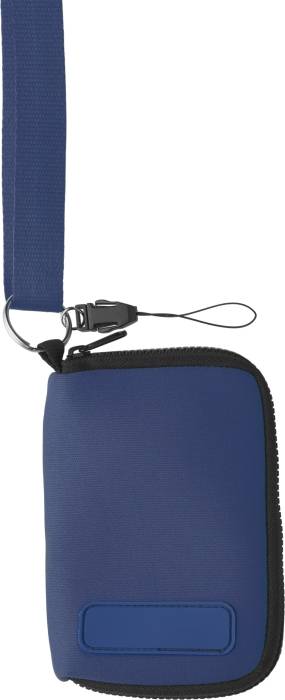 Neoprénový obal na mobil nebo MP3, modrá