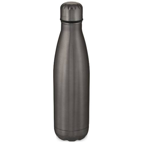 Nerezová termo fľaša objemu 500 ml s vákuovou izoláciou Cove, sivá