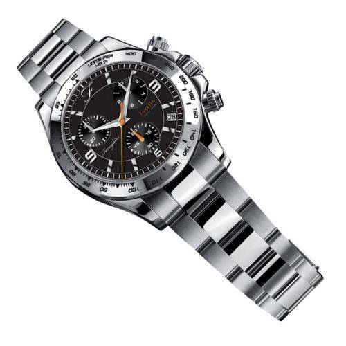 Nerezové sportovní hodinky se stopkami a datem, voděodolné