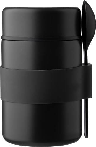 Nerezový hrniec na obed Niko s dvojitou stenou, čierna