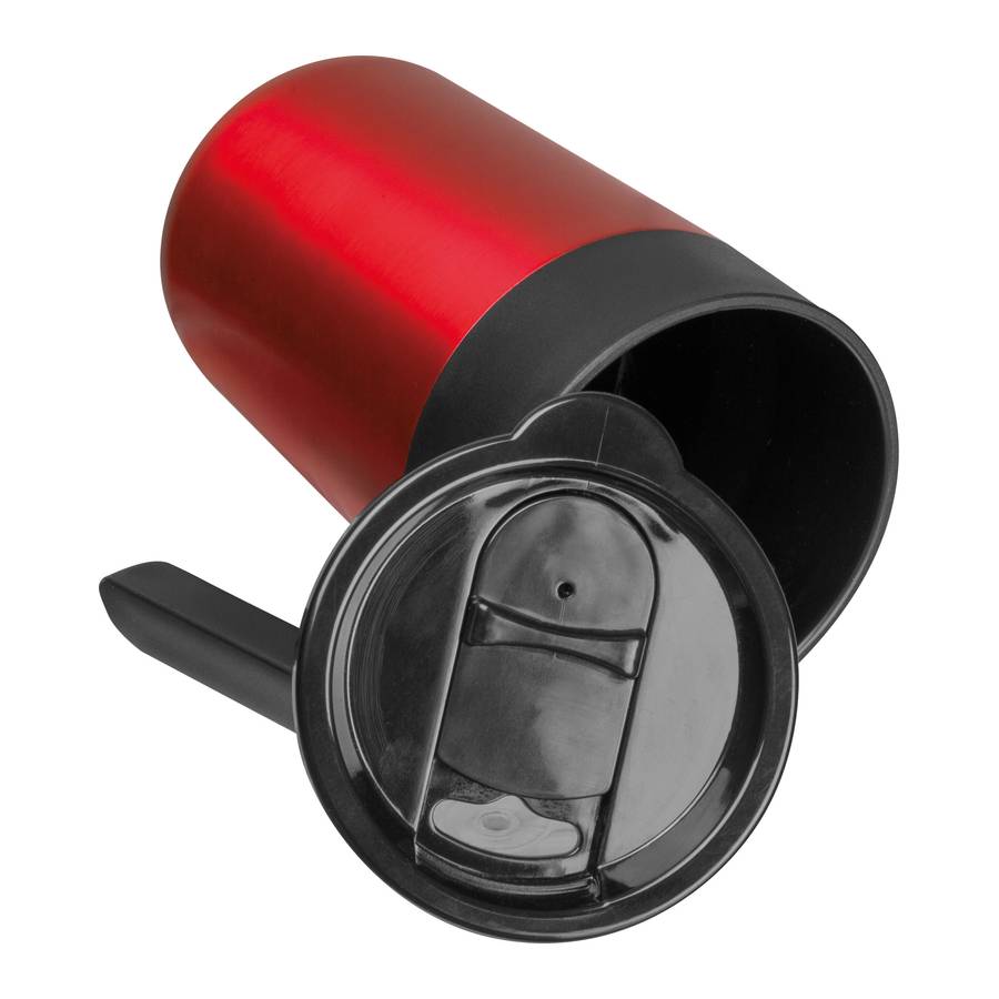 Nerezový pohár 400 ml, červená