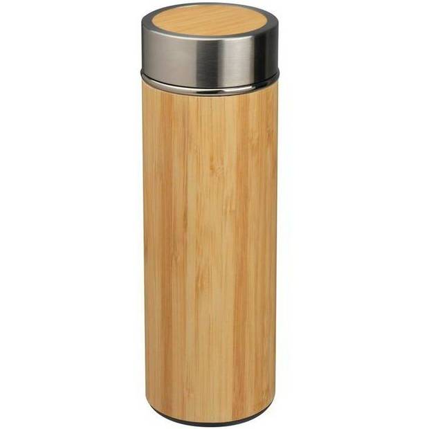 Nerezový pohár s bambusovým povrchom, 350ml, hnedá Nerezový pohár s bambusovým povrchom, 350ml, hnedá