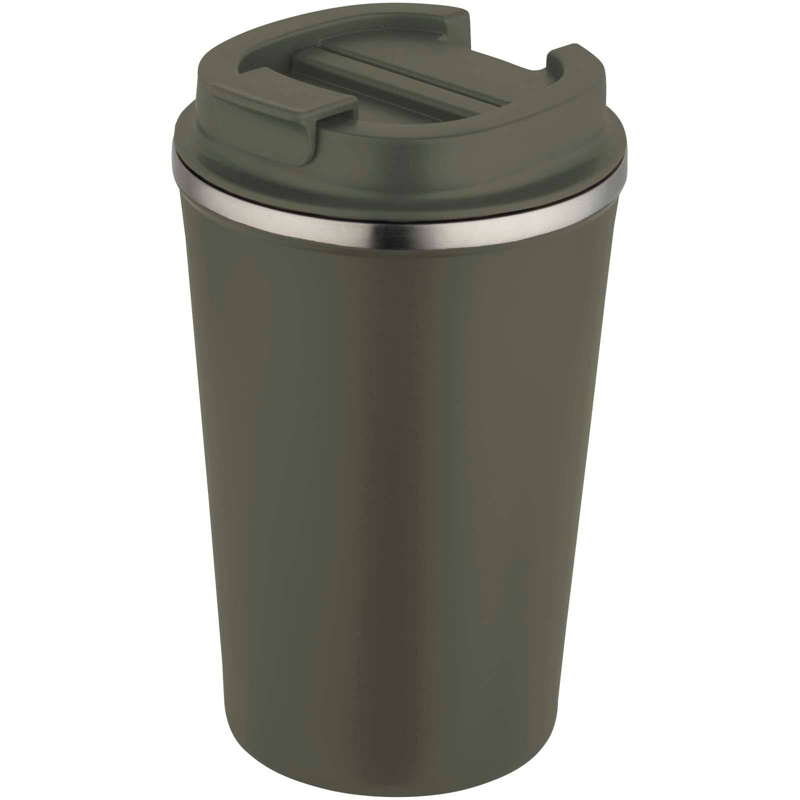 Newport dvojstenný vákuovo izolovaný hrnček z nerezovej ocele, 350 ml, zelená Forest 