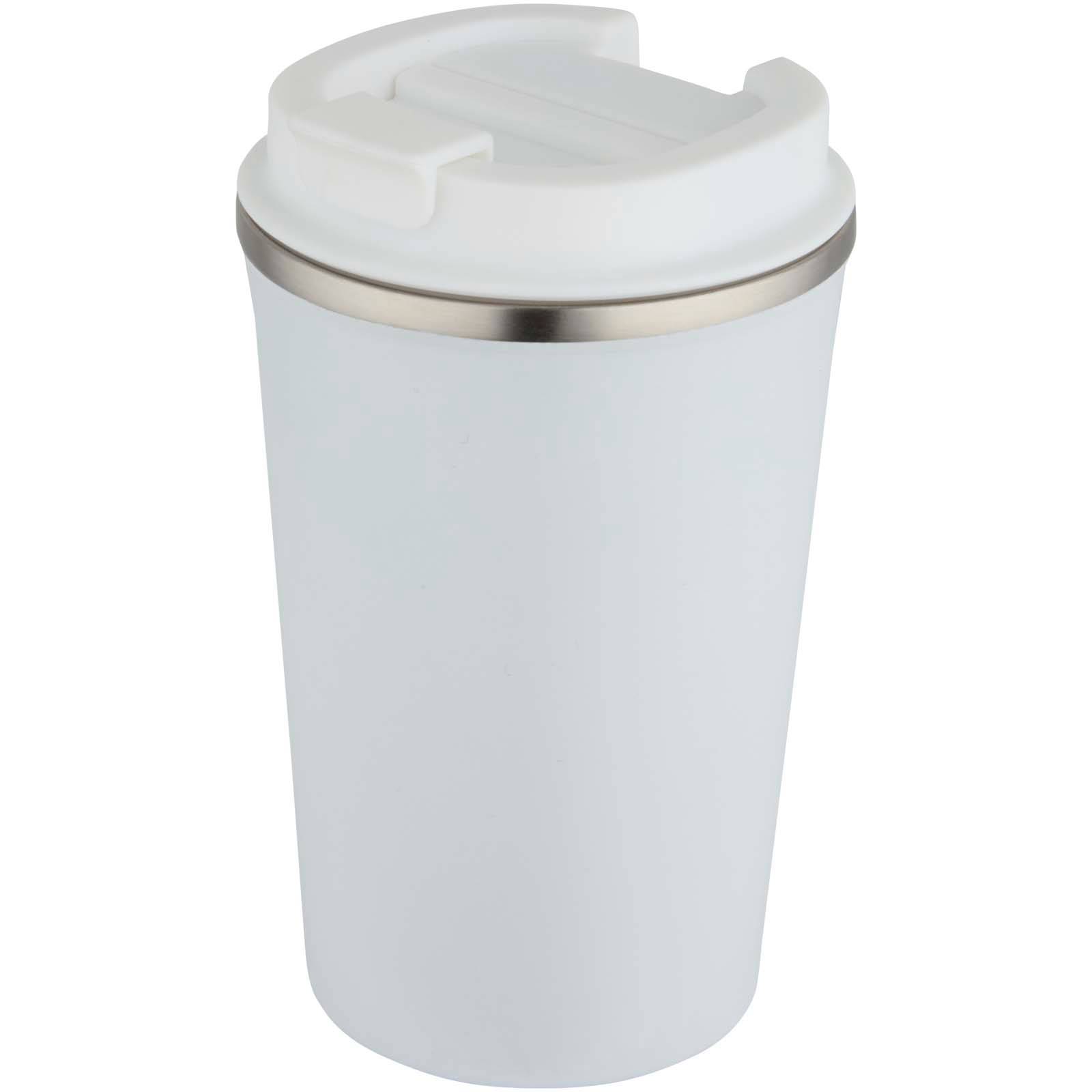 Newport dvojstenný vákuovo izolovaný hrnček z nerezu s objemom 350 ml, biela