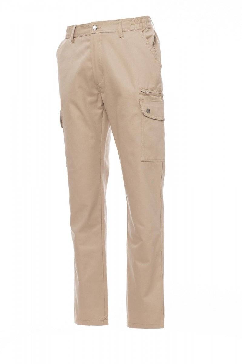 Nohavice PAYPER FOREST, khaki zelená / hnedá, M