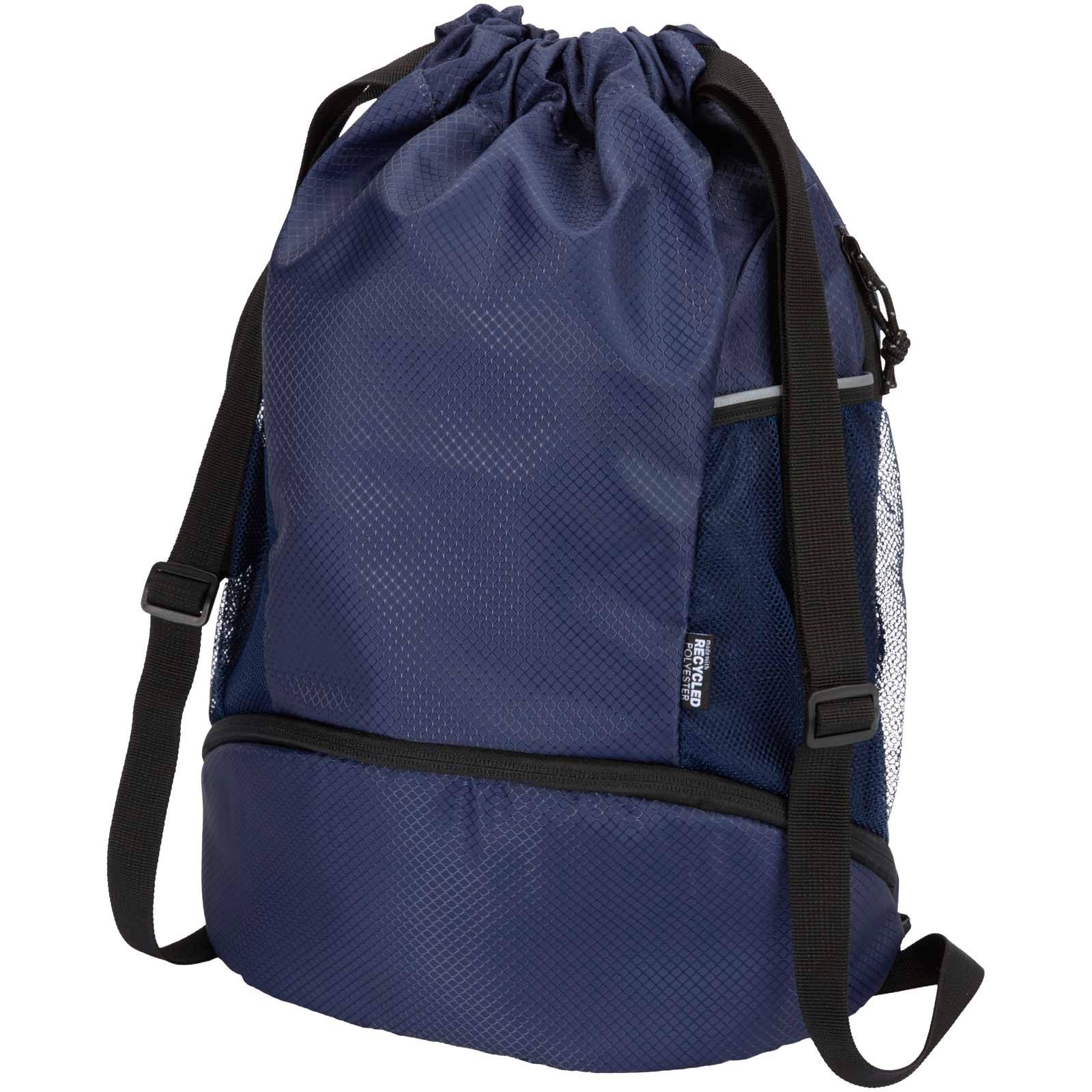 Nomad športový GRS vak so šnúrkou a spodným vreckom, 18 l, modrá Navy