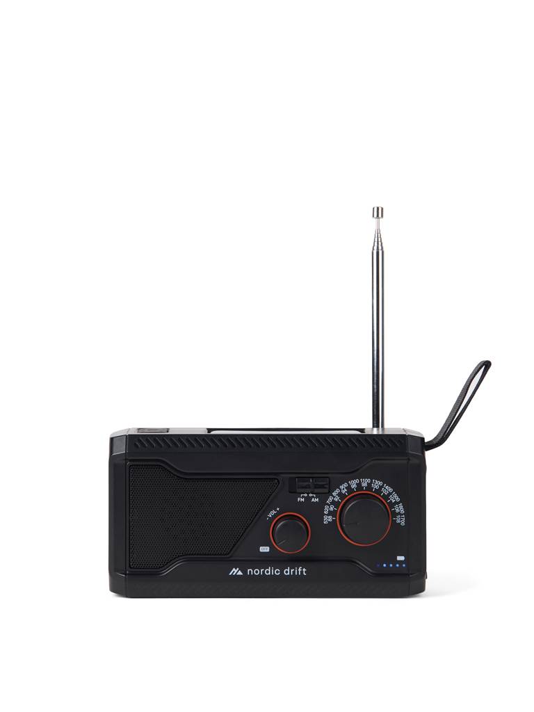 Nordic Drift Titan IPX4 multifunkčné rádio 4000 mAh, čierna