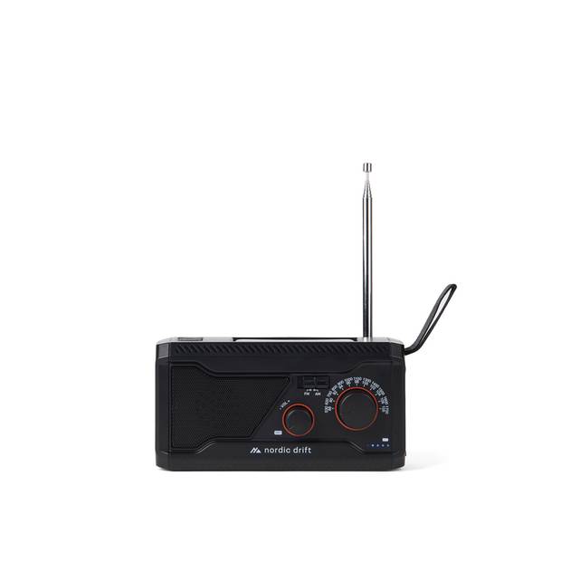 Nordic Drift Titan IPX4 multifunkčné rádio 4000 mAh, čierna Nordic Drift Titan IPX4 multifunkčné rádio 4000 mAh, čierna
