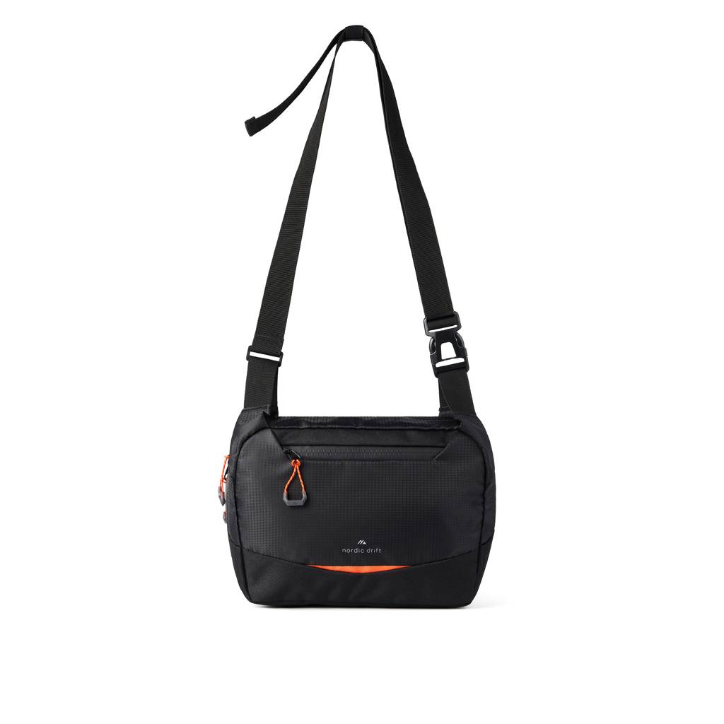 Nordic Drift Trail RCS Crossbody taška 4 l, čierna - oranžová