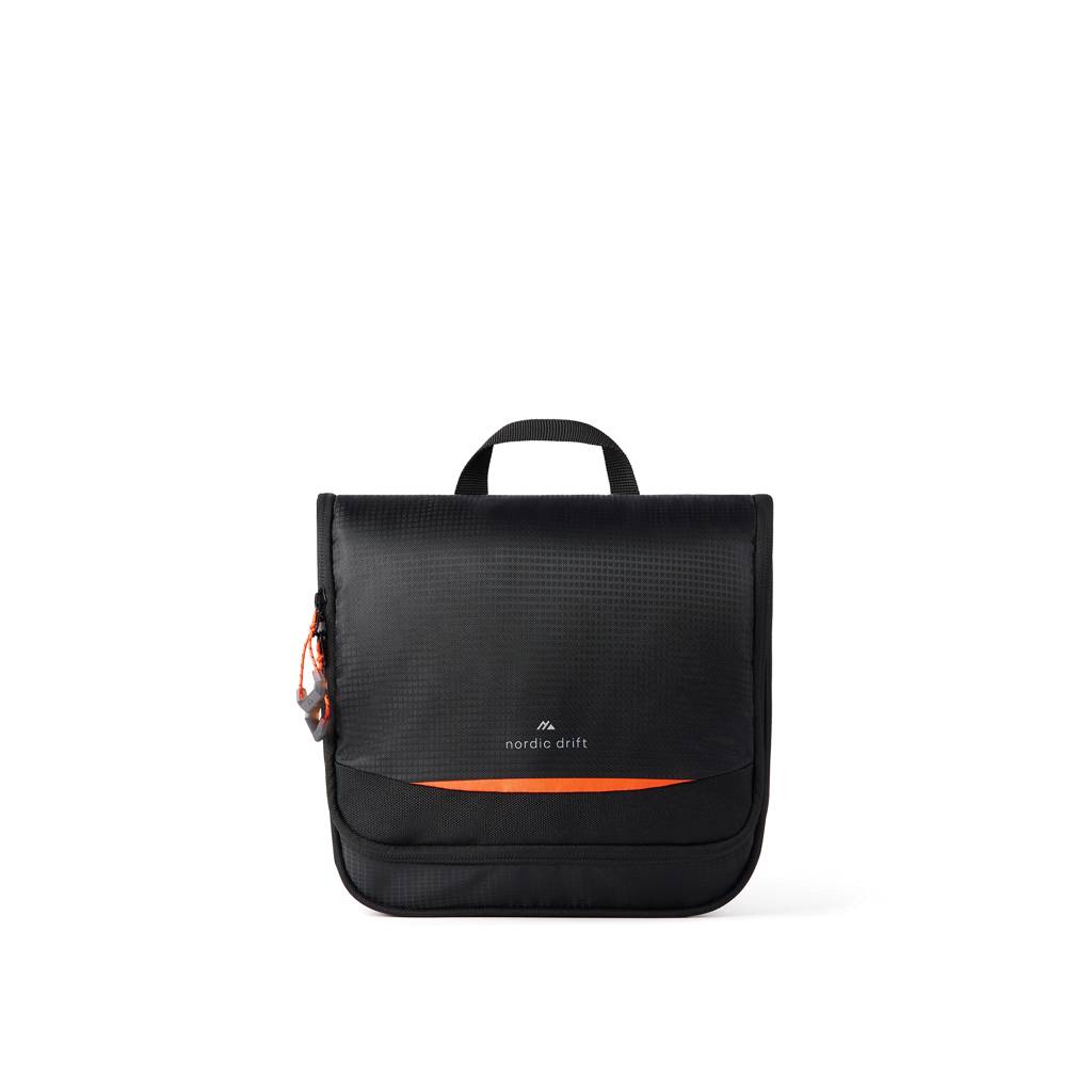 Nordic Drift Trail RCS kozmetická taška 3 l, čierna - oranžová