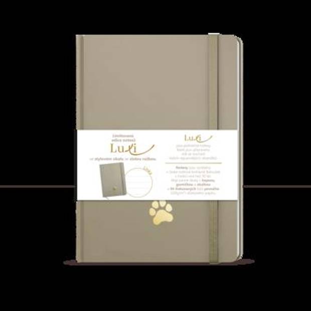 Notes Luxi linky - A5 - lamino - moka Notes Luxi linky - A5 - lamino - moka