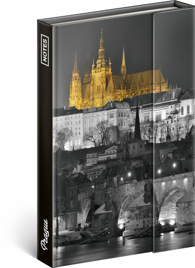 Notes Praha – Jakub Kasl, linkovaný, 11 × 16 cm