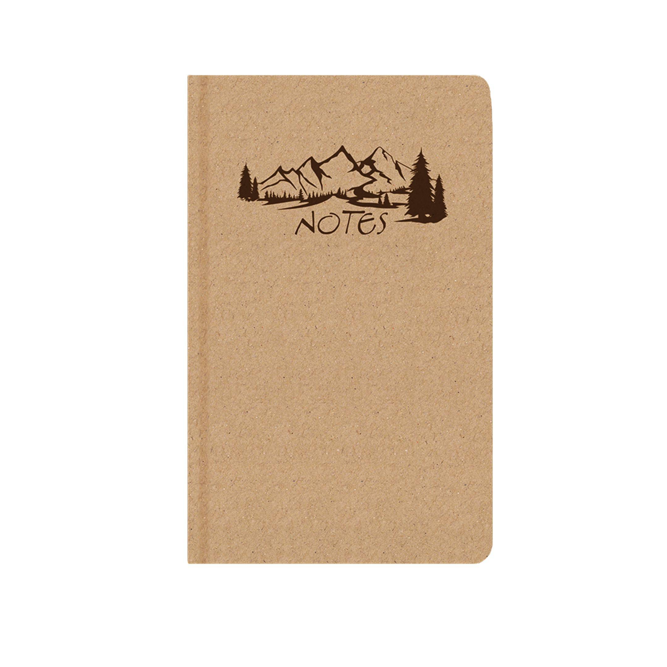 Notes prázdný - A5 - kraft - Hory