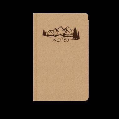 Notes prázdný - A5 - kraft - Hory