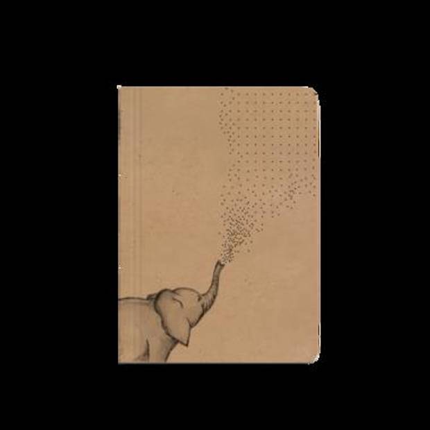 Notes tečkovaný - A6 - kraft - Slon Notes tečkovaný - A6 - kraft - Slon