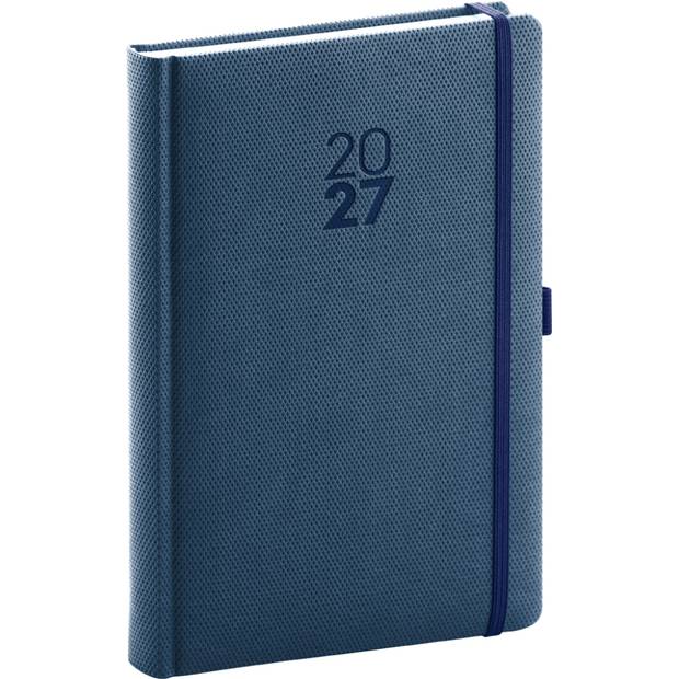 NOTIQUE Denný diár Diamante 2027, modrý, 15 x 21 cm NOTIQUE Denný diár Diamante 2027, modrý, 15 x 21 cm