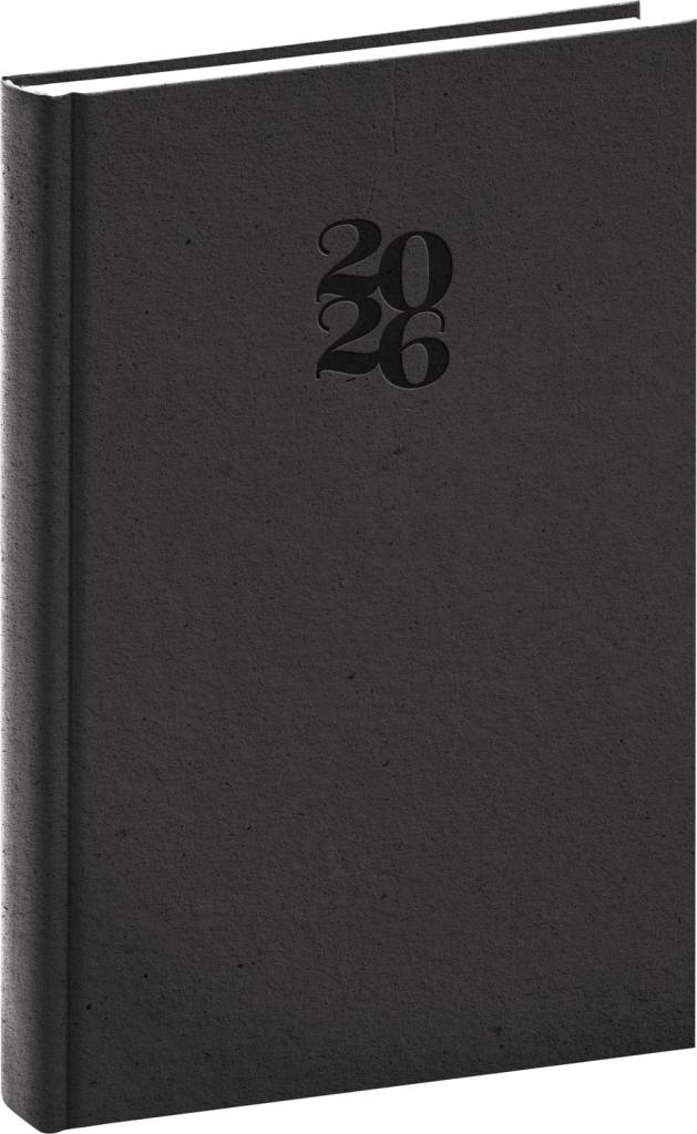 NOTIQUE Denný diár Essenza 2026, káva, 15 x 21 cm