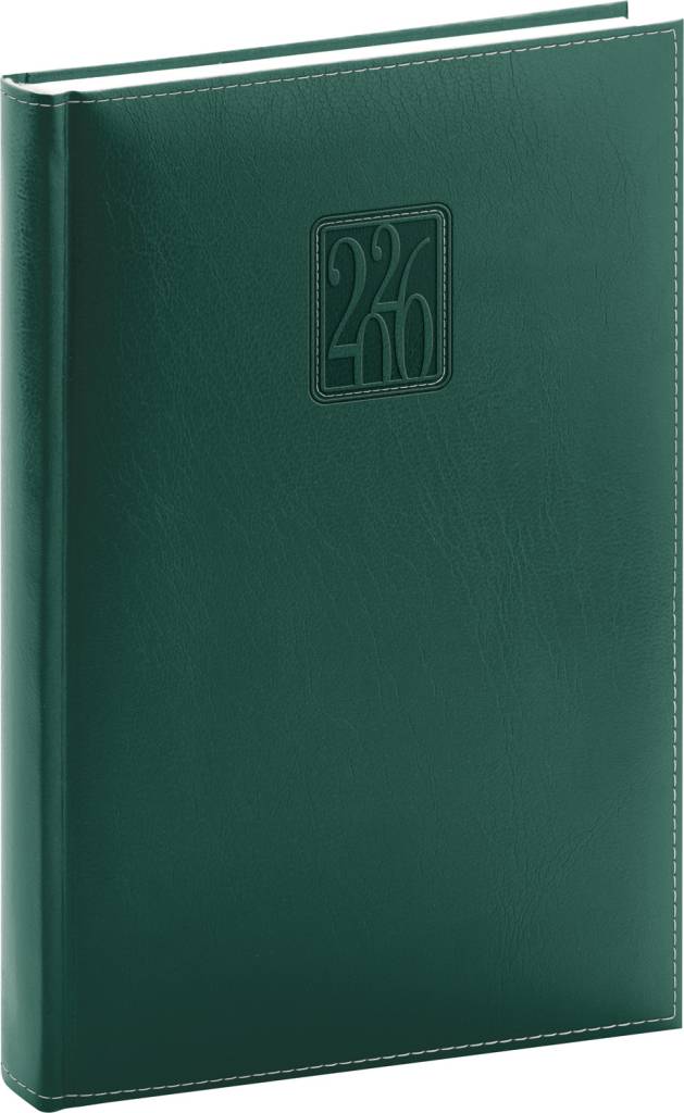 NOTIQUE Denný diár Panama 2026, zelený, 15 x 21 cm