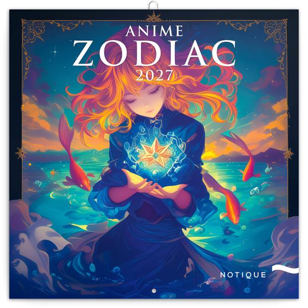 NOTIQUE Grid calendar Anime Zodiac 2027, 30 x 30 cm NOTIQUE Grid calendar Anime Zodiac 2027, 30 x 30 cm