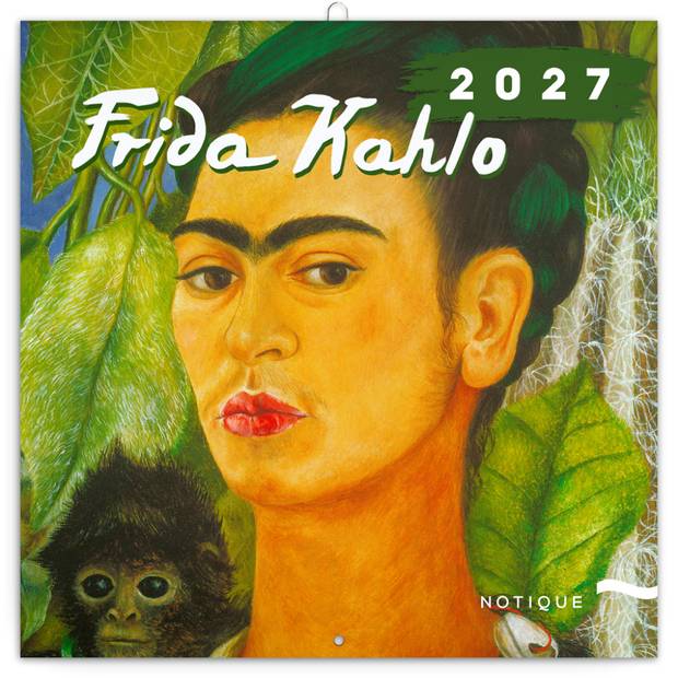 NOTIQUE Grid calendar Frida Kahlo 2027, 30 x 30 cm NOTIQUE Grid calendar Frida Kahlo 2027, 30 x 30 cm
