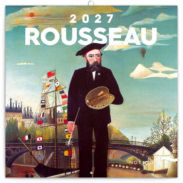 NOTIQUE Grid calendar Henri Rousseau 2027, 30 x 30 cm NOTIQUE Grid calendar Henri Rousseau 2027, 30 x 30 cm