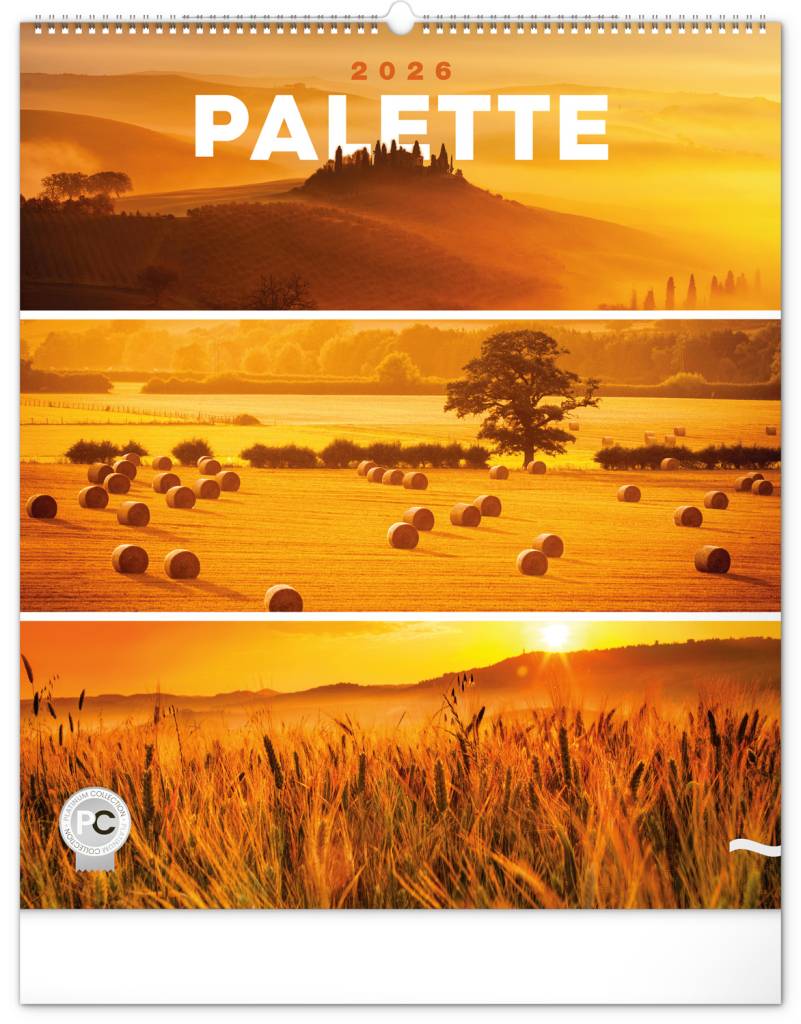 NOTIQUE Nástenný kalendár Paleta 2026, 48 x 56 cm