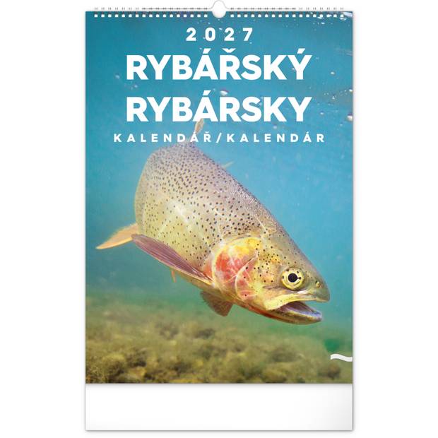 NOTIQUE Nástenný kalendár Rybářský – Rybársky CZ/SK 2027, 33 x 46 cm NOTIQUE Nástenný kalendár Rybářský – Rybársky CZ/SK 2027, 33 x 46 cm