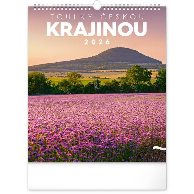 NOTIQUE Nástěnný kalendář Toulky českou krajinou CZ 2026, 30 x 34 cm NOTIQUE Nástěnný kalendář Toulky českou krajinou CZ 2026, 30 x 34 cm