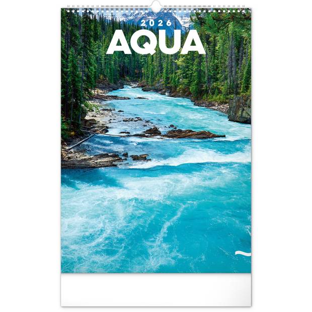 NOTIQUE Nástenný kalendár Voda 2026, 33 x 46 cm NOTIQUE Nástenný kalendár Voda 2026, 33 x 46 cm