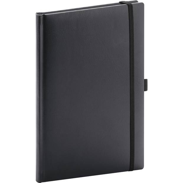 NOTIQUE Notes Balacron, černý, tečkovaný, 15 x 21 cm NOTIQUE Notes Balacron, černý, tečkovaný, 15 x 21 cm