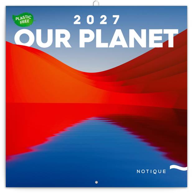 NOTIQUE Poznámkový kalendár Naša planéta 2027, PLASTIC FREE, 30 x 30 cm NOTIQUE Poznámkový kalendár Naša planéta 2027, PLASTIC FREE, 30 x 30 cm