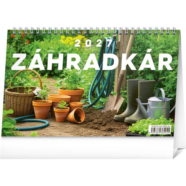 NOTIQUE Stolový kalendár Záhradkár 2027, 23,1 x 14,5 cm NOTIQUE Stolový kalendár Záhradkár 2027, 23,1 x 14,5 cm