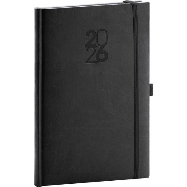 NOTIQUE Týždenný diár Aprint Top 2026, čierný, 15 x 21 cm NOTIQUE Týždenný diár Aprint Top 2026, čierný, 15 x 21 cm