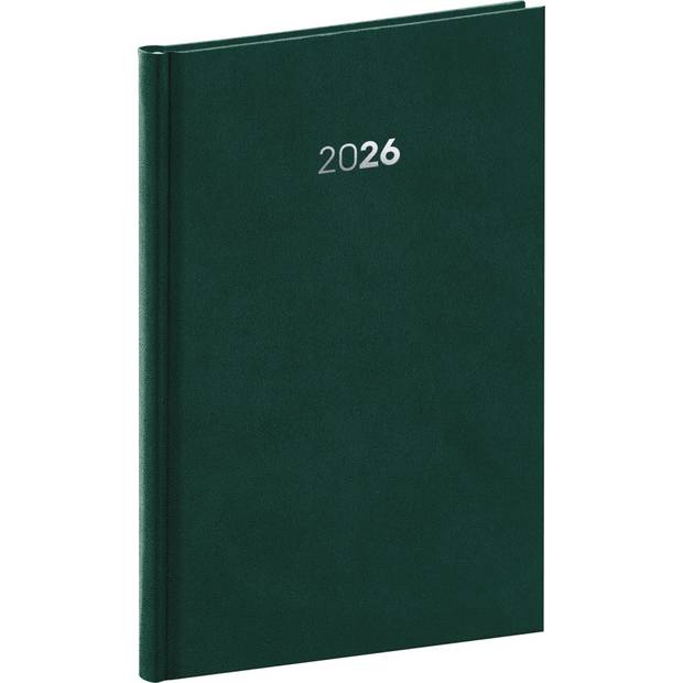 NOTIQUE Týždenný diár Balakon 2026, zelený, 15 x 21 cm NOTIQUE Týždenný diár Balakon 2026, zelený, 15 x 21 cm