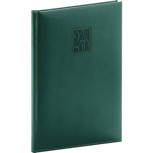 NOTIQUE Týždenný diár Panama 2026, zelený, 15 x 21 cm NOTIQUE Týždenný diár Panama 2026, zelený, 15 x 21 cm