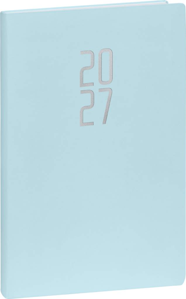 NOTIQUE Týždenný diár Ponza 2027, svetlomodrý, 15 x 21 cm