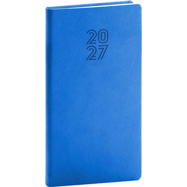 NOTIQUE Vreckový diár Aprint 2027, modrý, 9 x 15,5 cm NOTIQUE Vreckový diár Aprint 2027, modrý, 9 x 15,5 cm