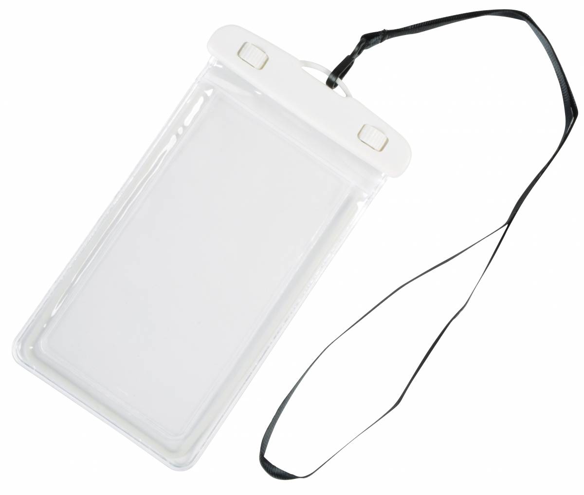 Obal na telefón transparentný s bielym okrajom, biela